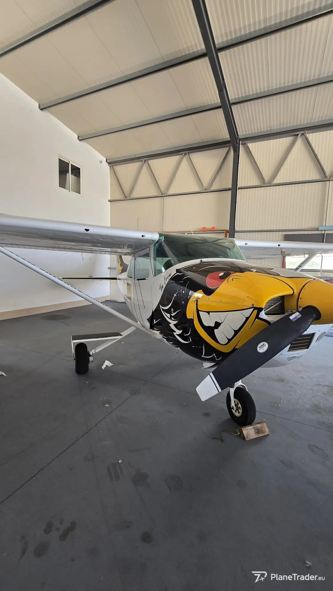 Exterior view of a 1977 Cessna C182Q Skylane.