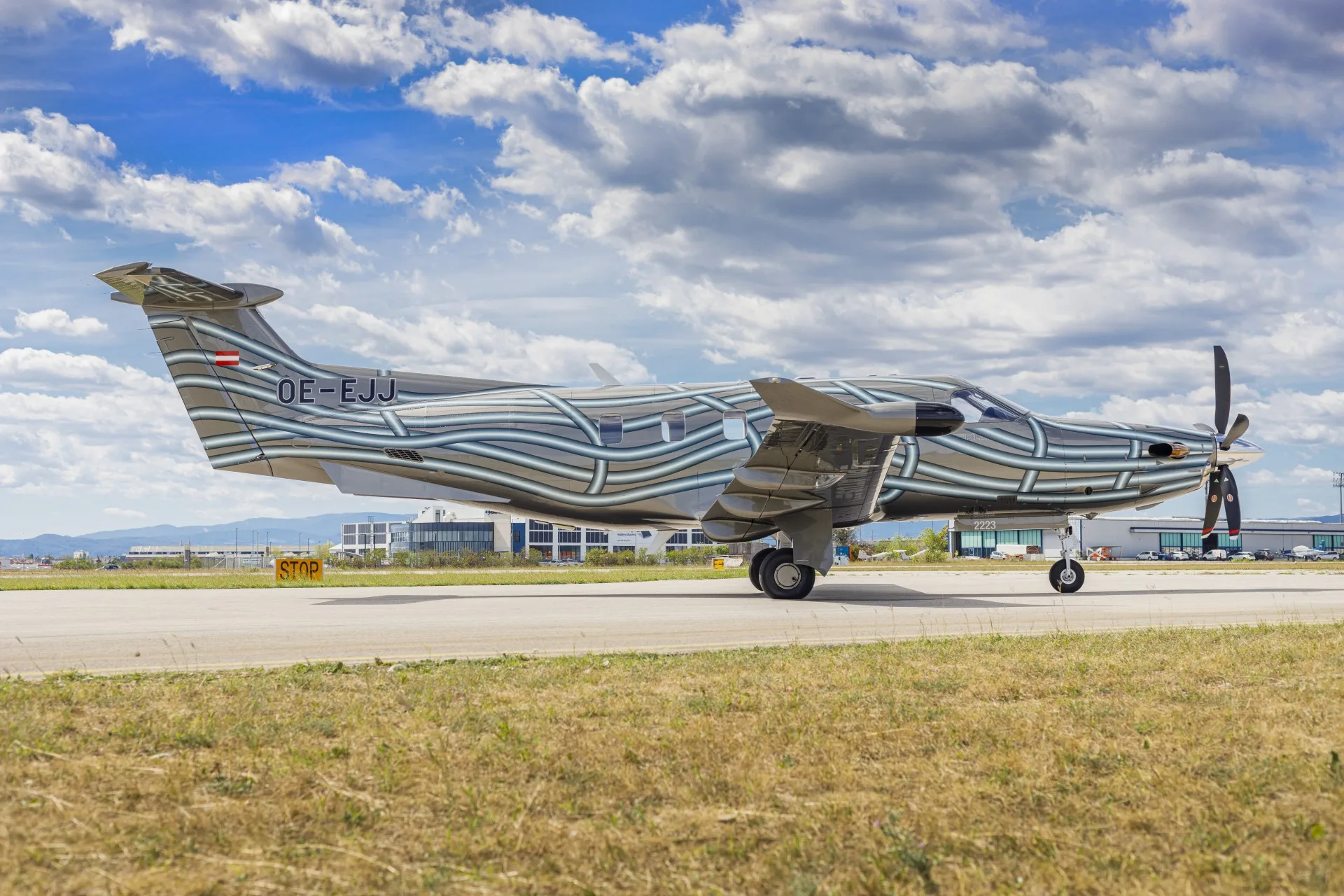 Cabin interior of a 2022 Pilatus PC-12 NGX.