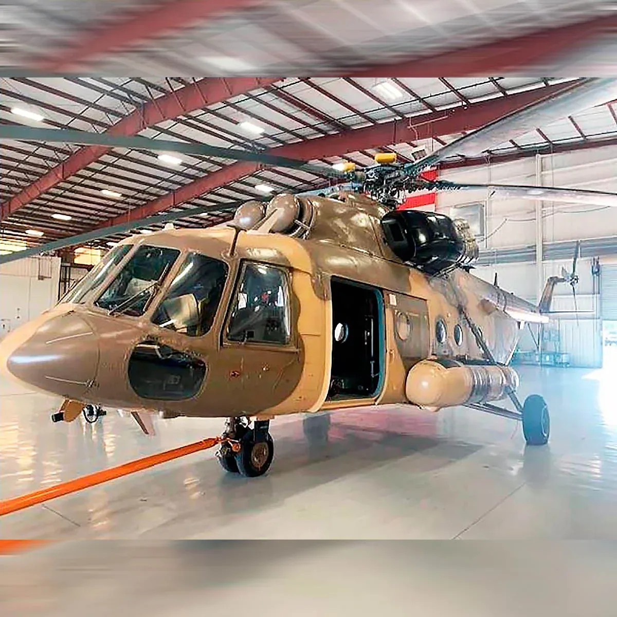 Exterior view of a 2020 Mil helicopter mi 8amt.