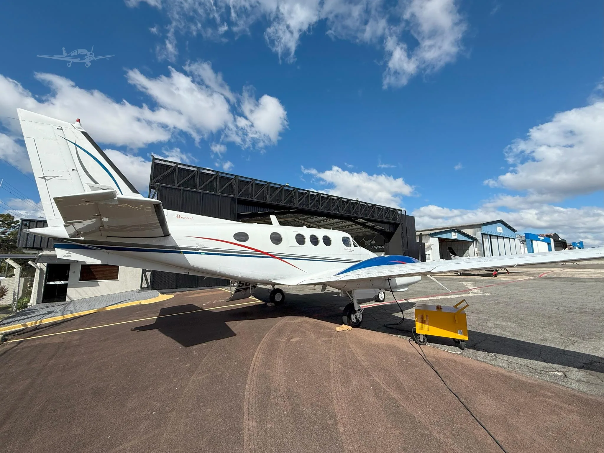 Exterior view of a 1978 BEECHCRAFT KING AIR C90.