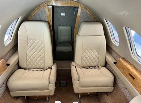 Cabin interior of a 1977 CESSNA CITATION ISP.