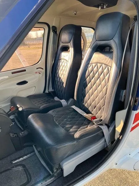 Cabin interior of a 2020 TECNAM P2010 MKII.
