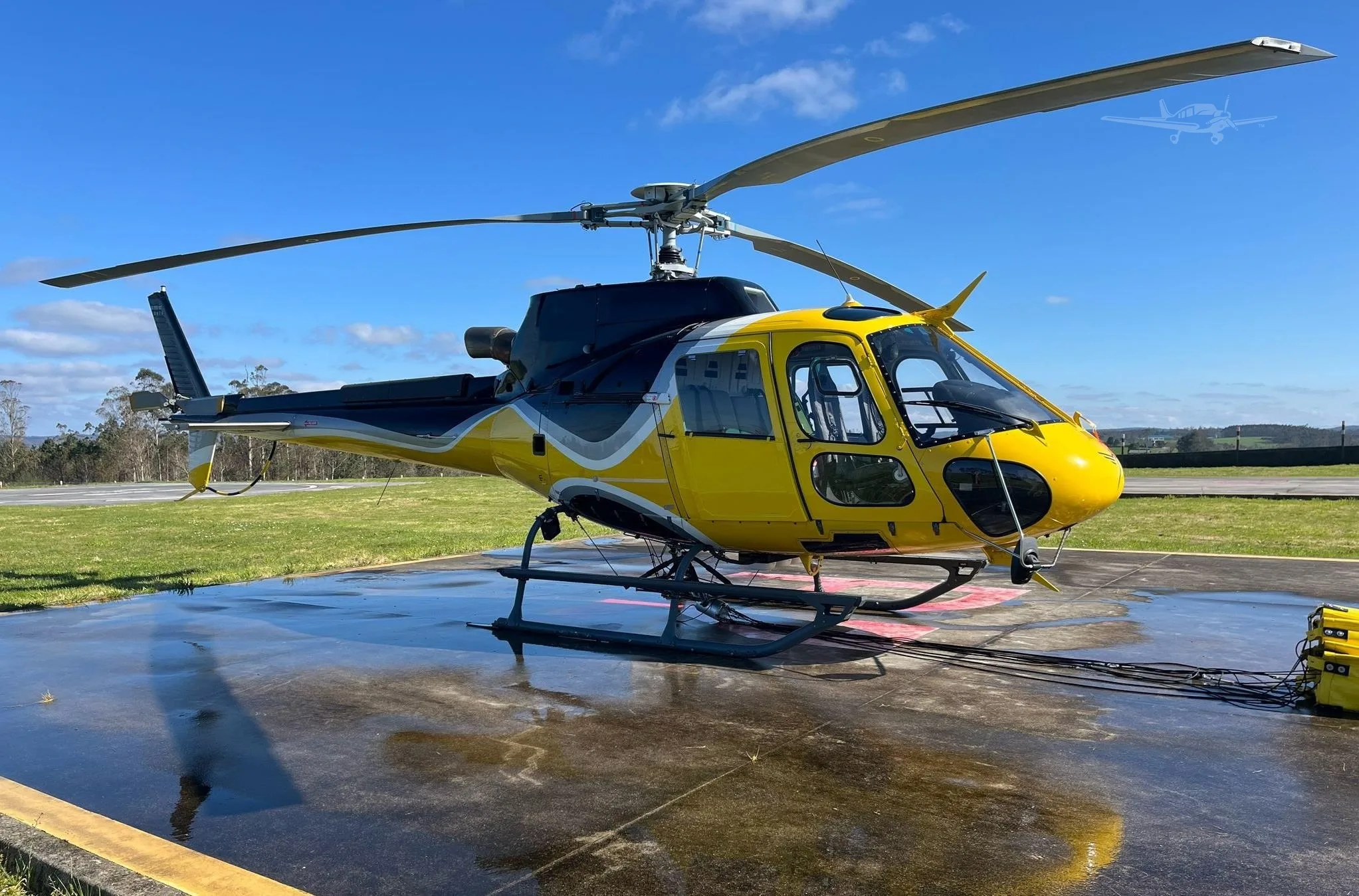 Exterior view of a 2019 AIRBUS H125.