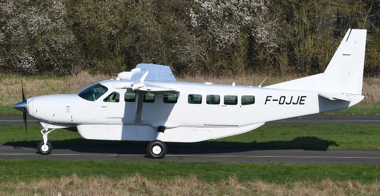 Marketing image of a 2022 Cessna Caravan 208B.