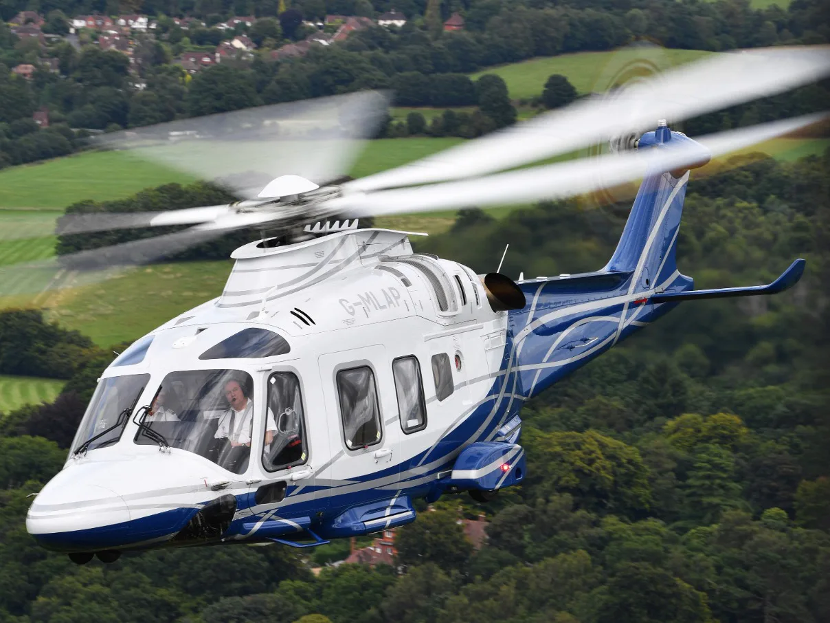Marketing image of a 2016 Leonardo AW169.