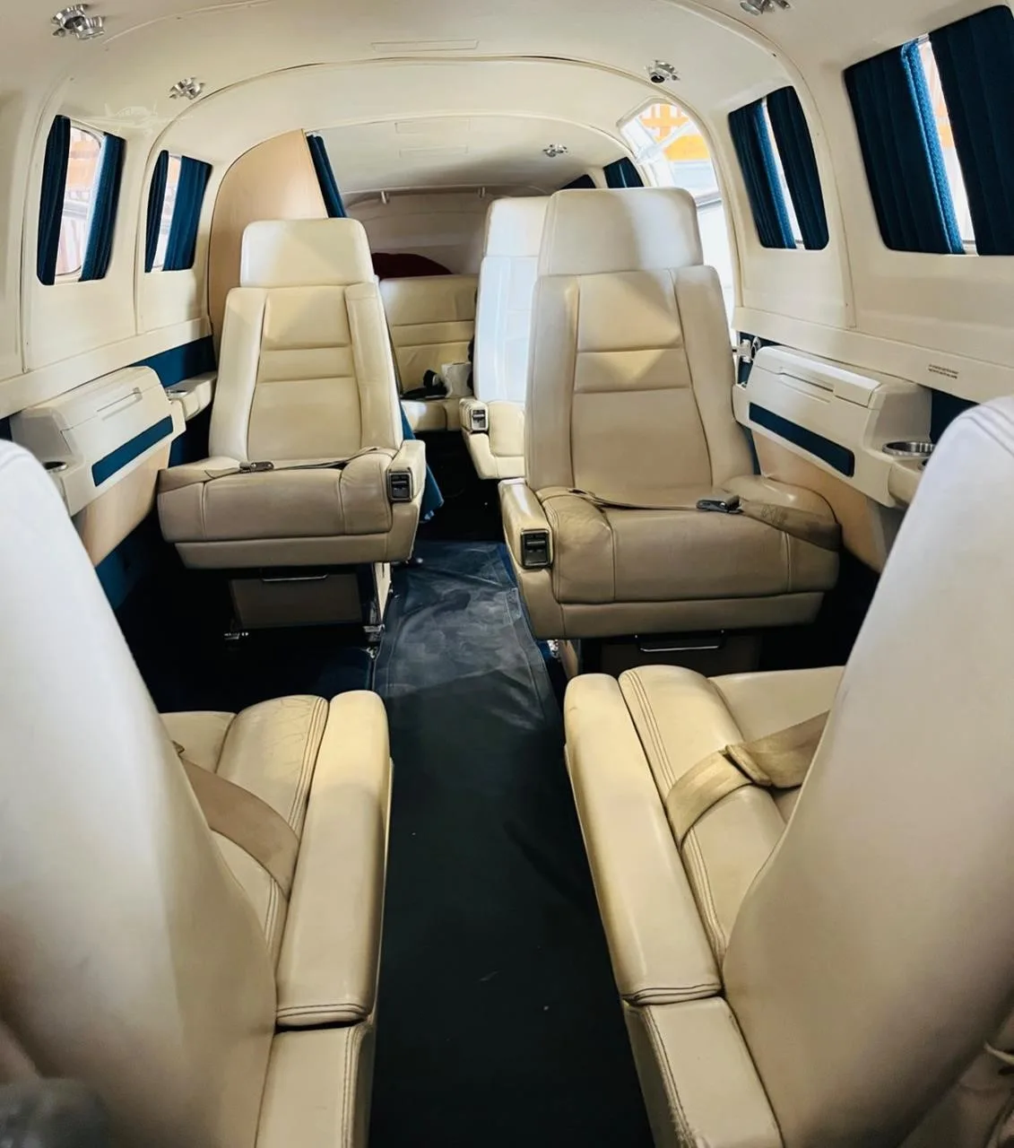 Cabin interior of a 1978 CESSNA CONQUEST II.