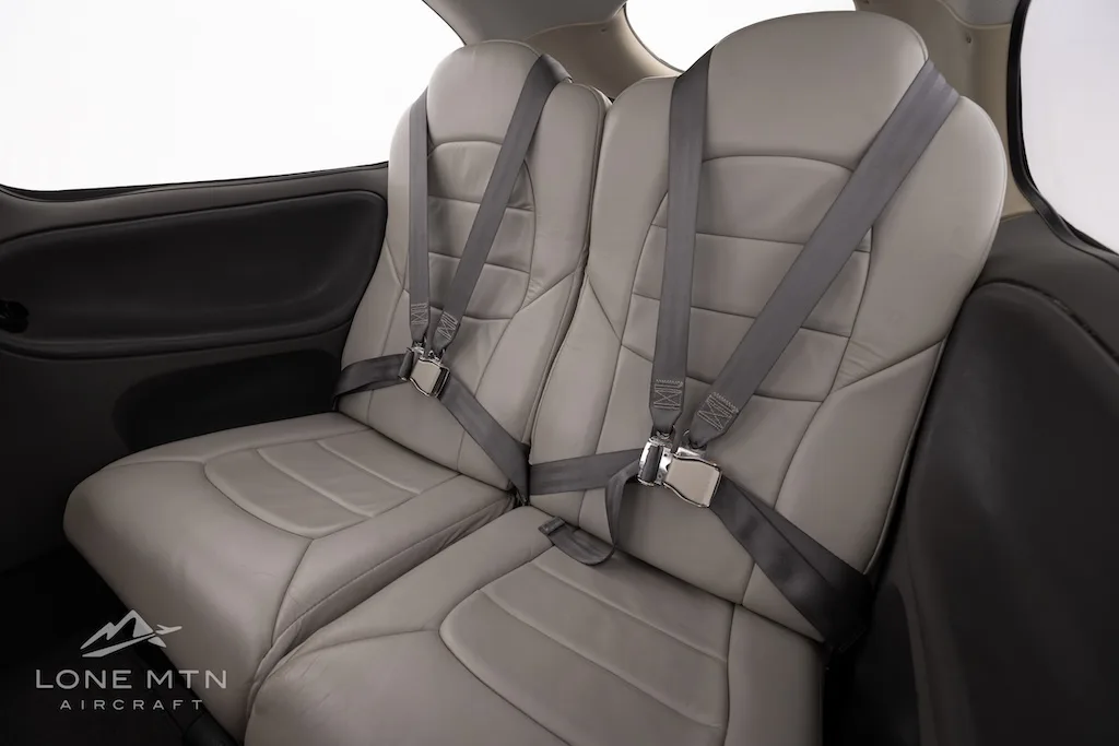Cabin interior of a 2002 Cirrus SR22.