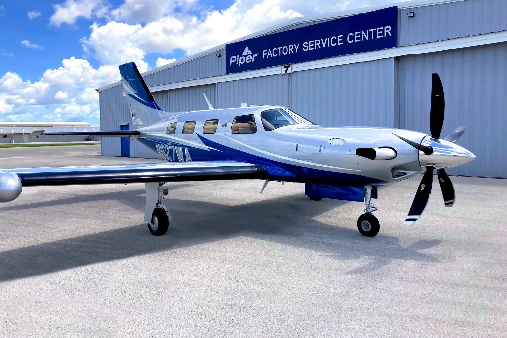 Exterior view of a 2021 Piper, M-CLASS.