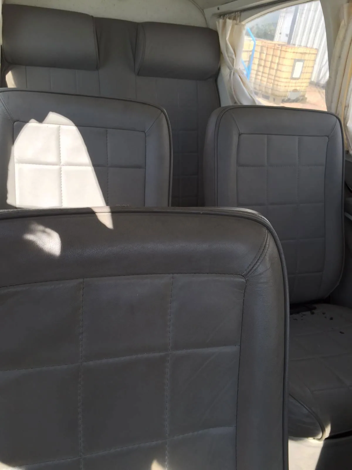 Cabin interior of a 1969 Piper PA-23-250 Aztec D.