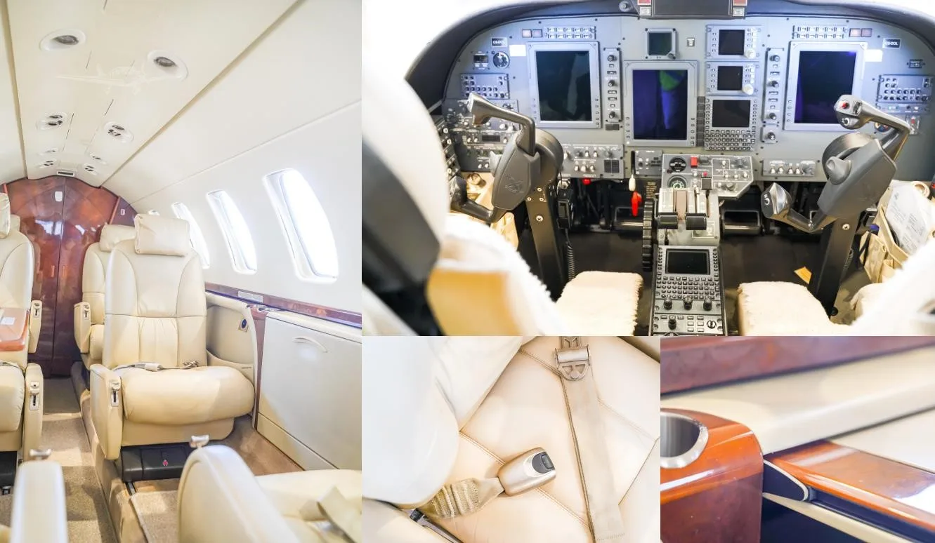 Cabin interior of a 2009 CESSNA CITATION CJ3.