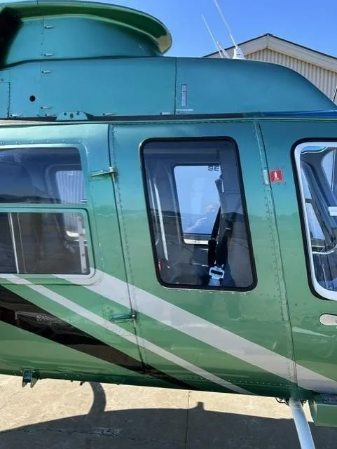 Exterior view of a 1981 BELL 206L I/C30P.