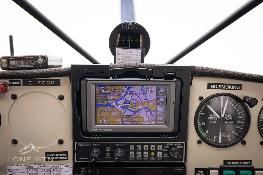 Avionics suite of a 1999 Maule M-7-235C.