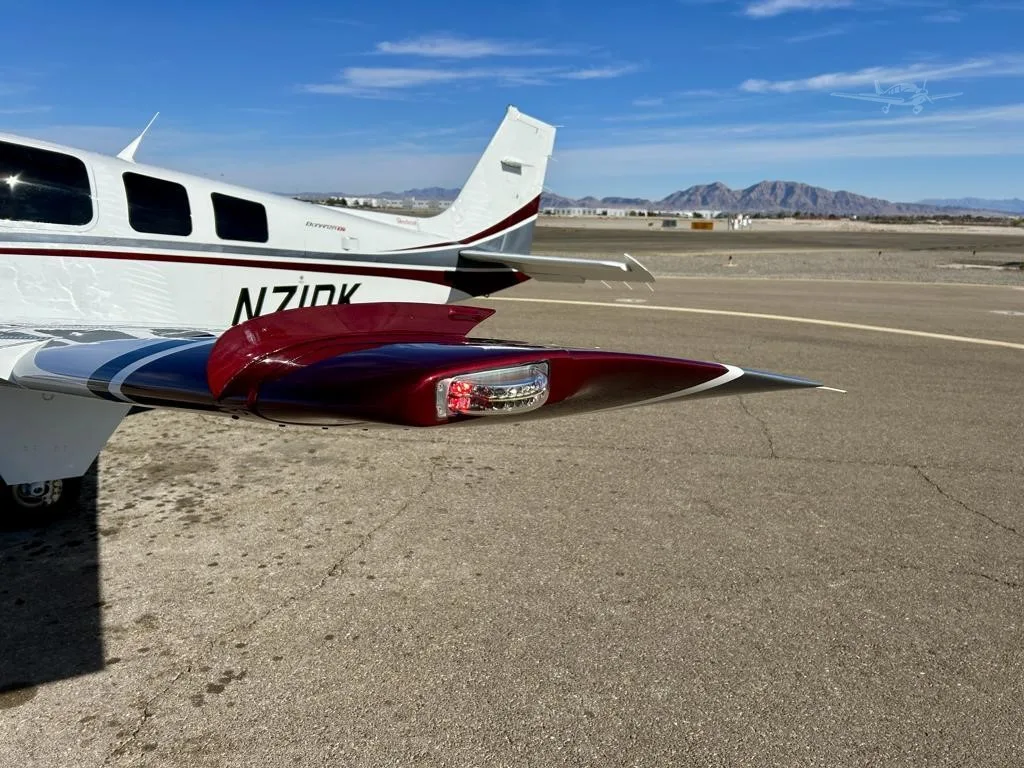Exterior view of a 2019 BEECHCRAFT G36 BONANZA, N71DK.