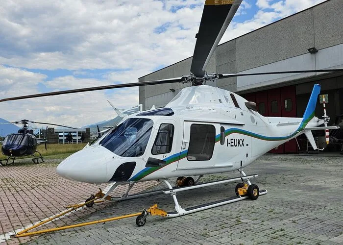 Exterior view of a 2023 Airbus AS350B3 2023 H125, I-LRHU.