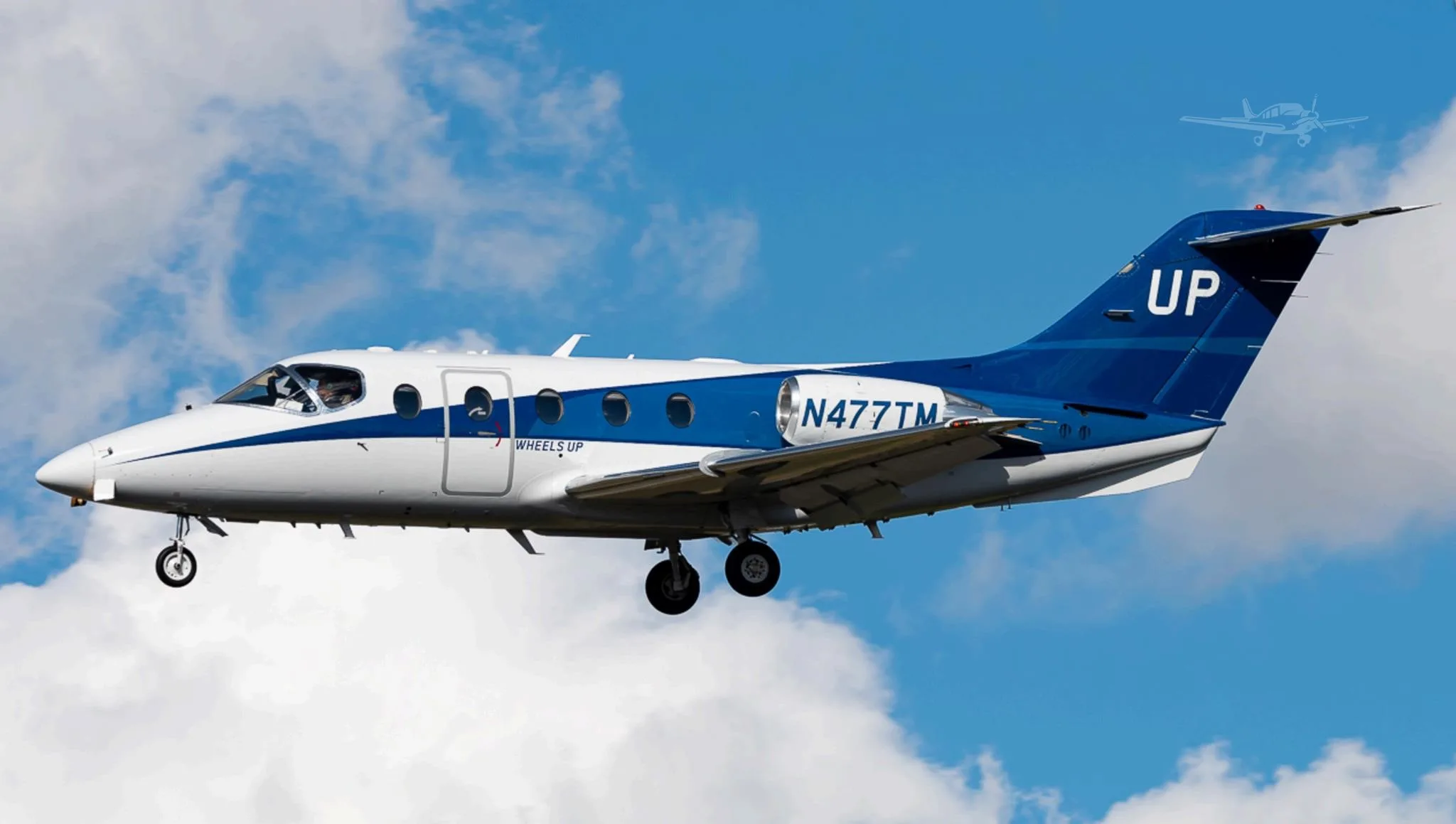 Marketing image of a 2007 HAWKER 400XP.