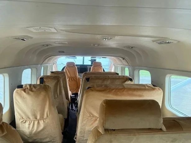 Cabin interior of a 2013 Cessna 208B Grand Caravan EX.
