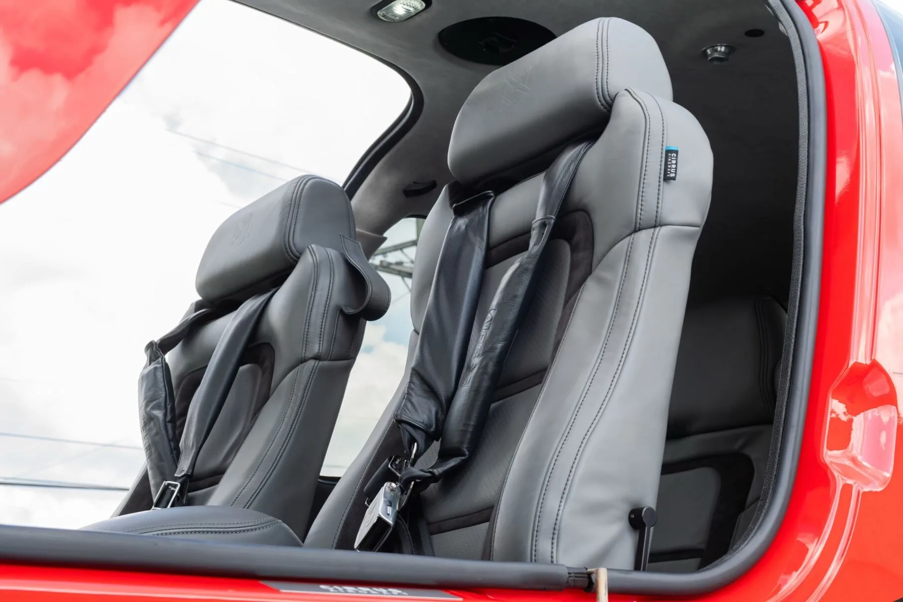 Cabin interior of a 2023 Cirrus SR20-G6 Premium.