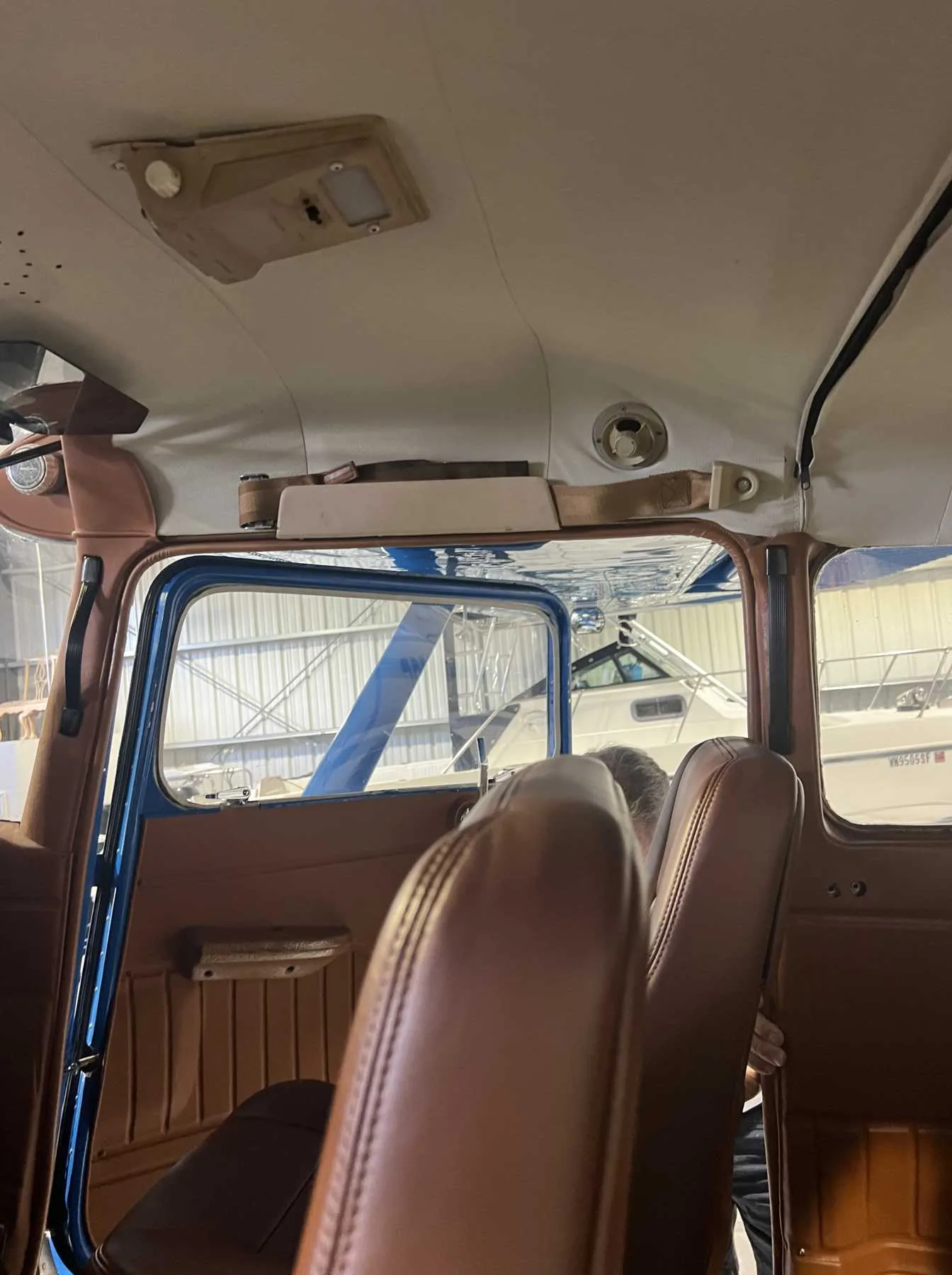Cabin interior of a 1975 Cessna A185F.