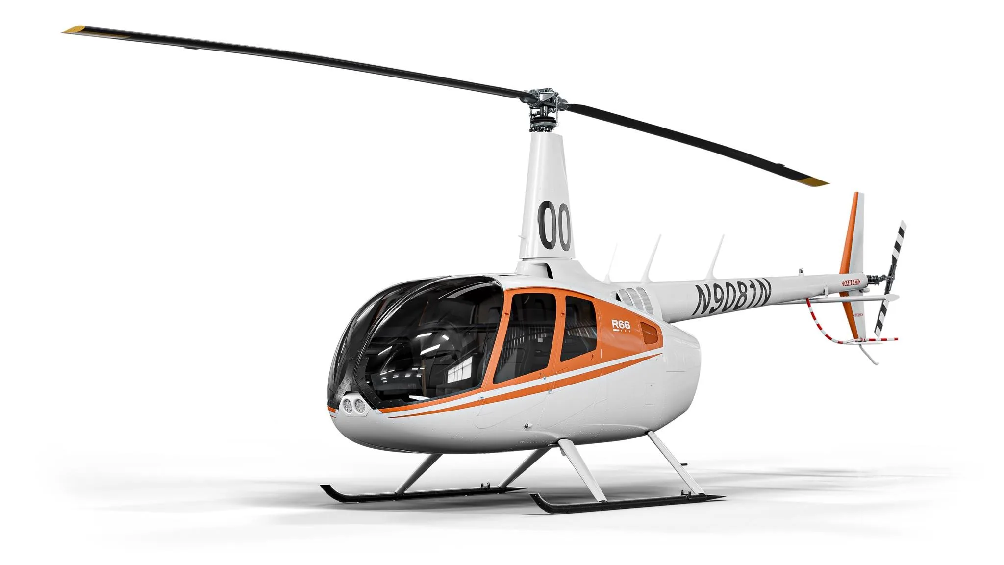 Marketing image of a 2027 ROBINSON R66 NXG.