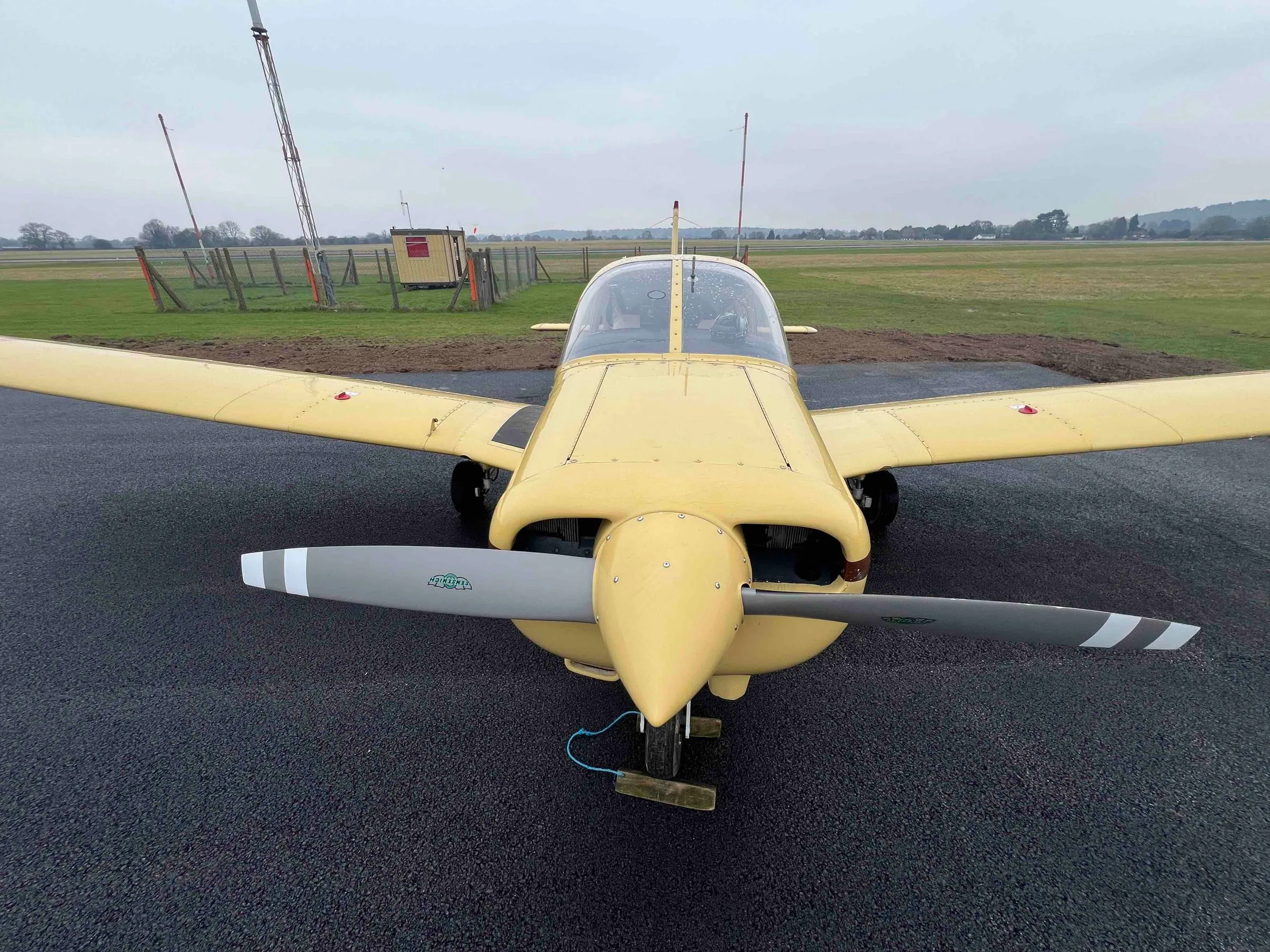 Exterior view of a 1981 Piper PA-28-161 Warrior II.