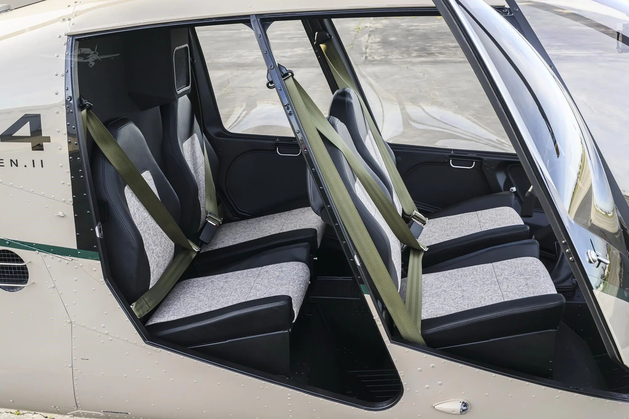 Cabin interior of a 2026 ROBINSON R44 RAVEN I.