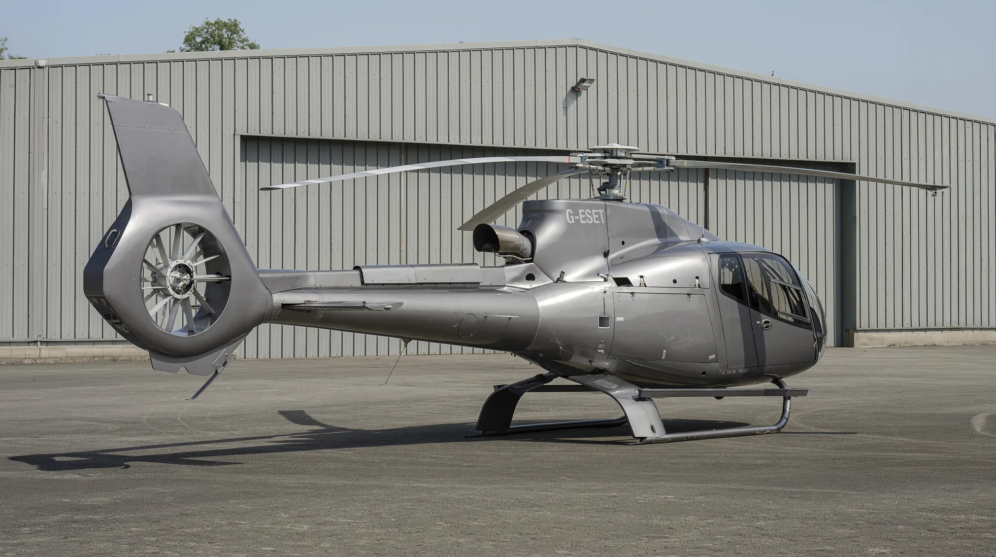 Exterior view of a 2009 Airbus EC130B4.
