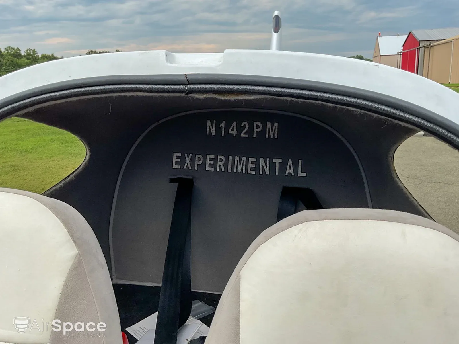 Cockpit and instrument panel of a 2018 ARION ACFT LIGHTNING.