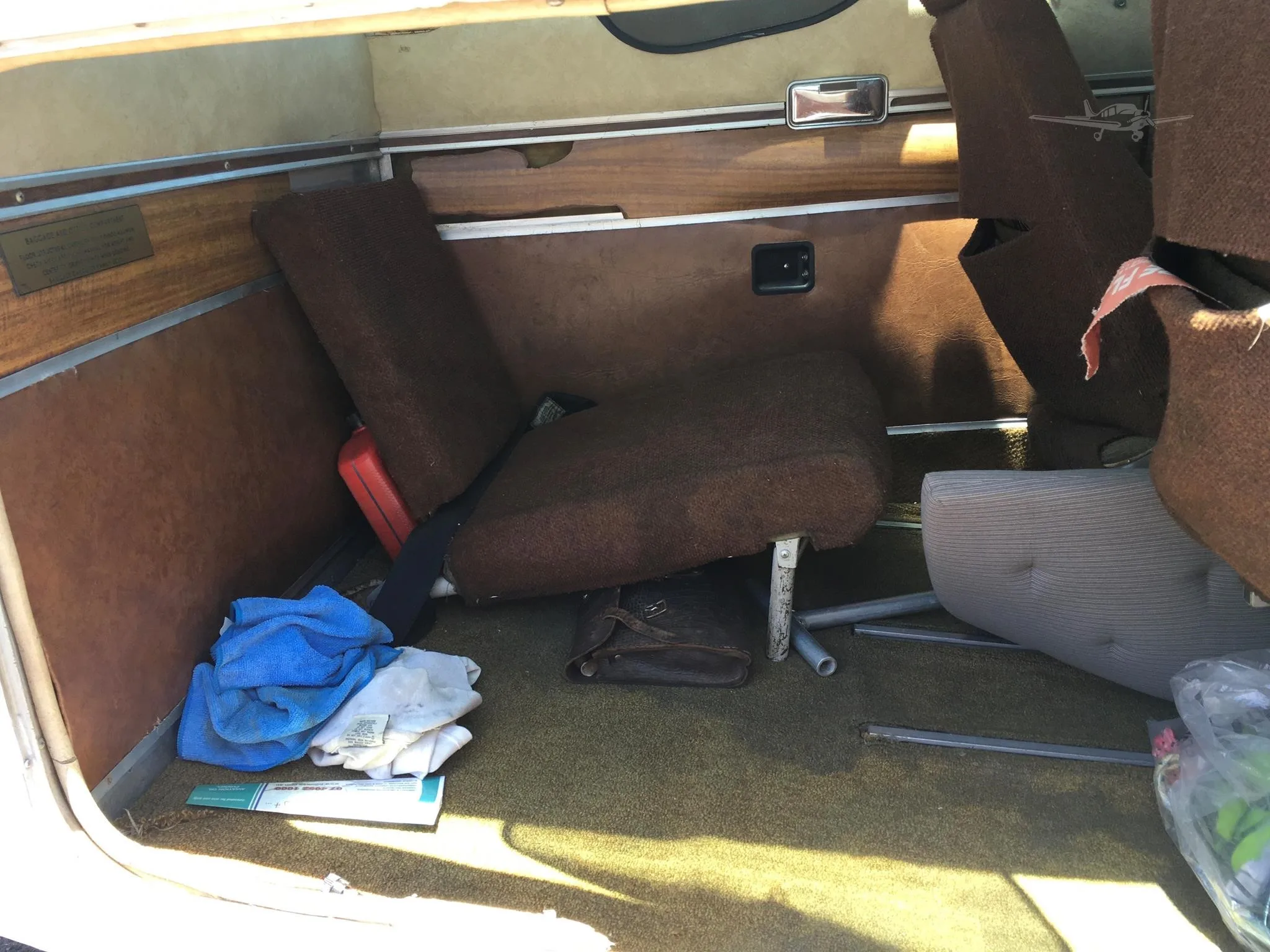 Cabin interior of a 1967 BEECHCRAFT V35 BONANZA.