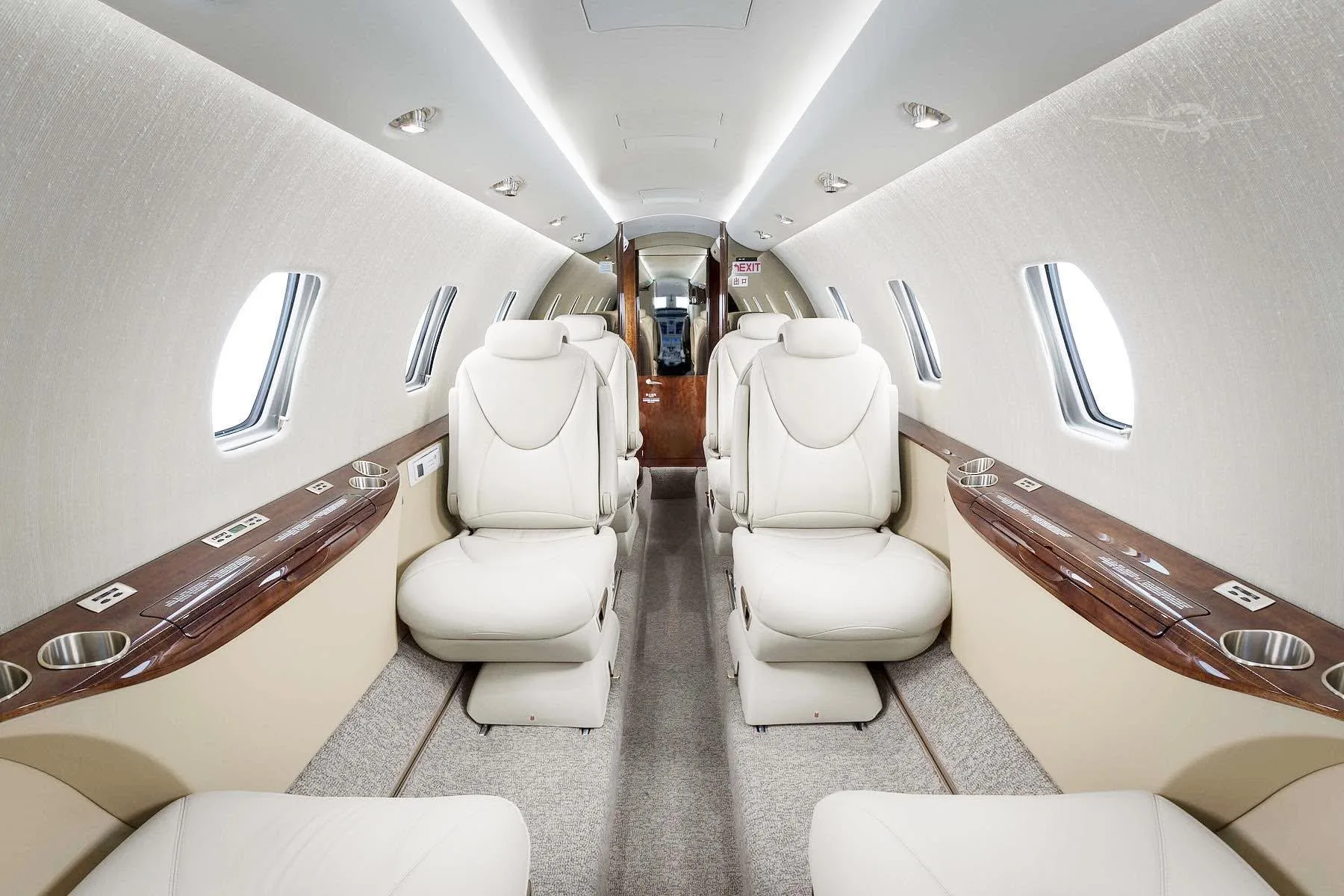 Cabin interior of a 2014 CESSNA CITATION XLS+.