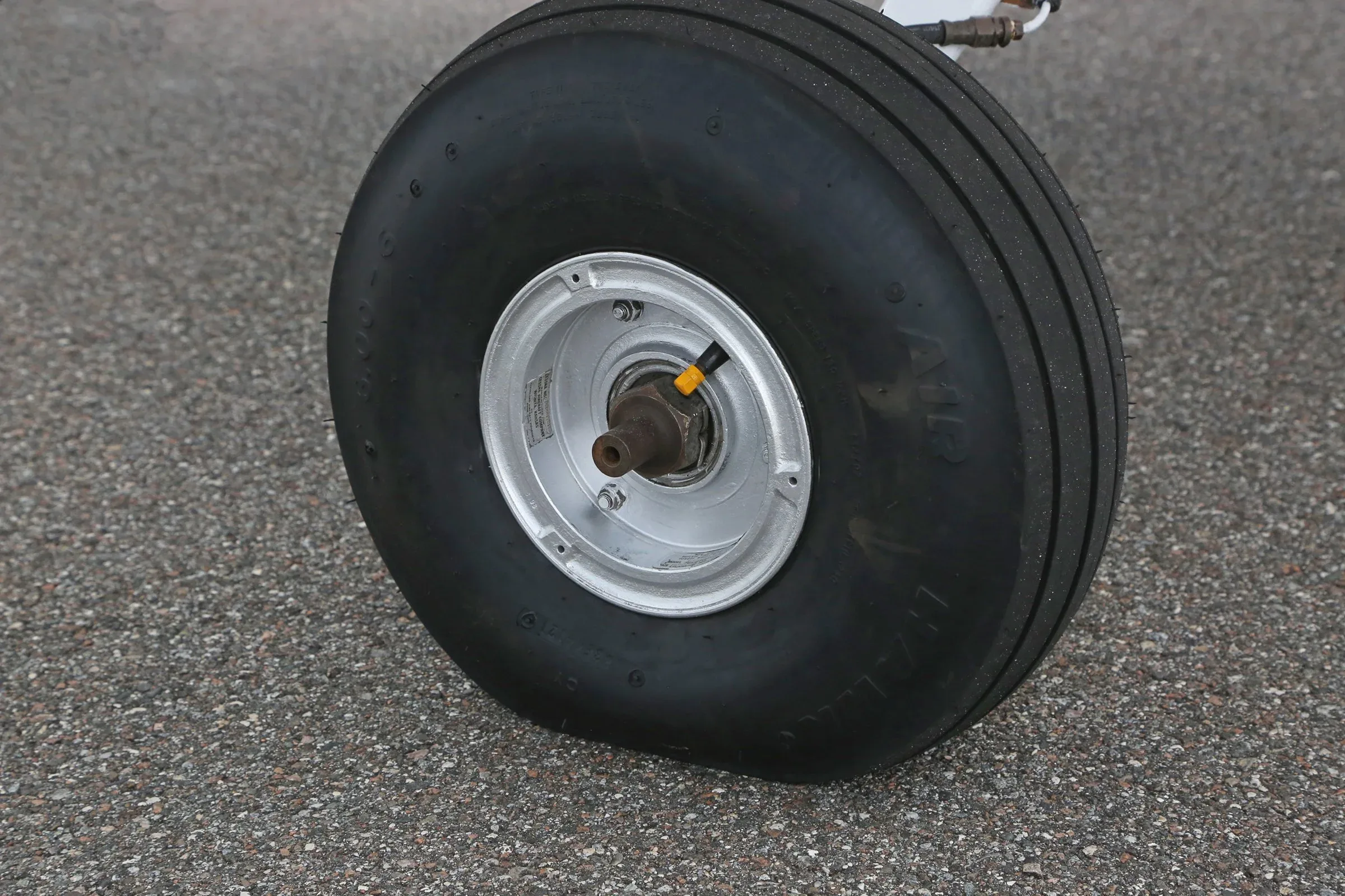 Engine detail of a 1969 Cessna 182 Skylane.