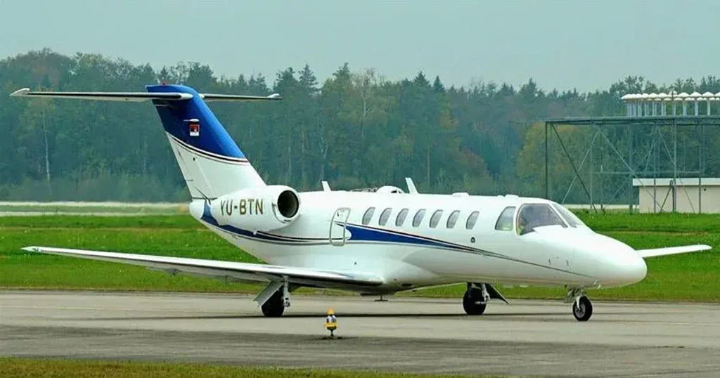 Cockpit and instrument panel of a 2007 Cessna Citation.