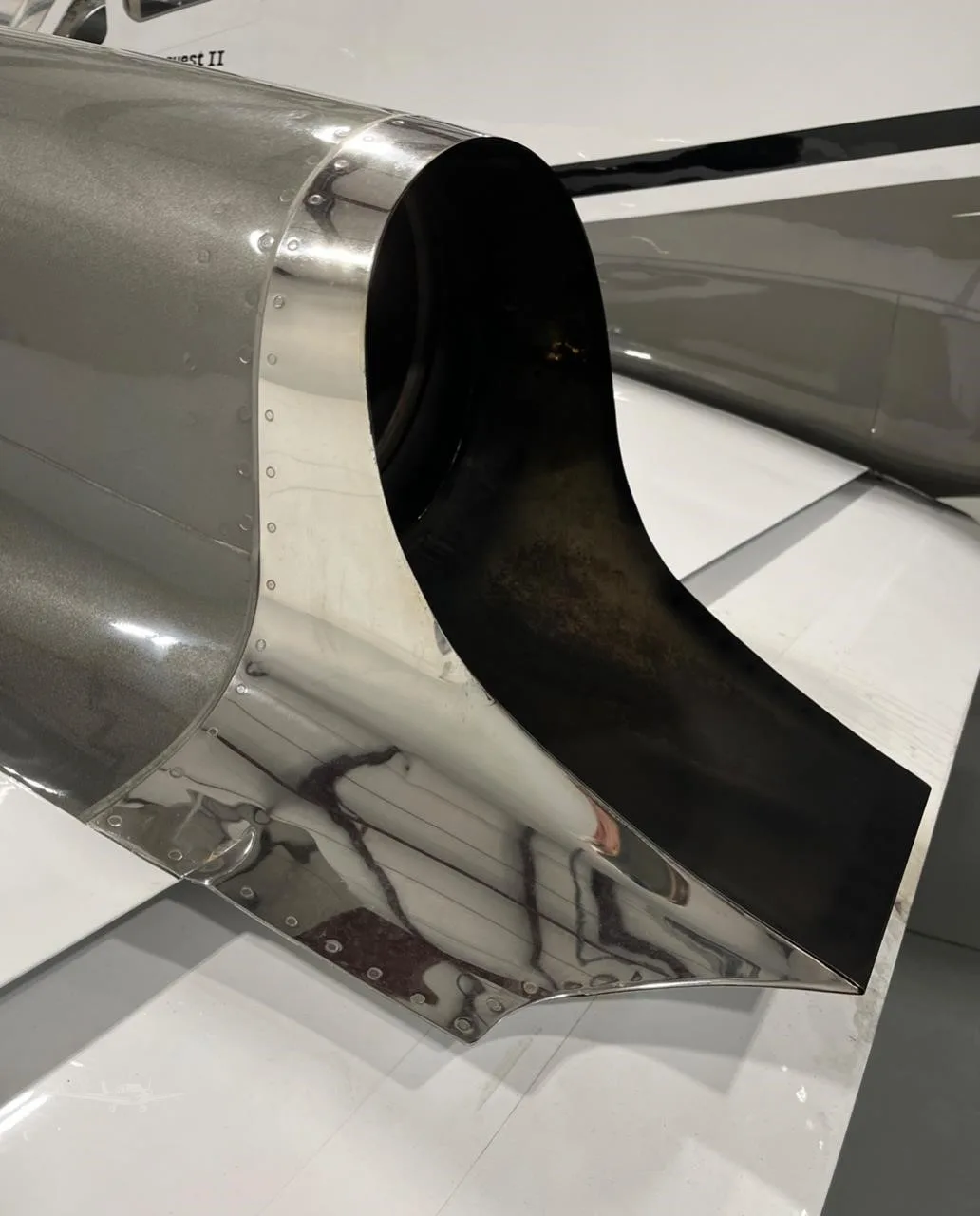 Engine detail of a 1978 CESSNA CONQUEST II.