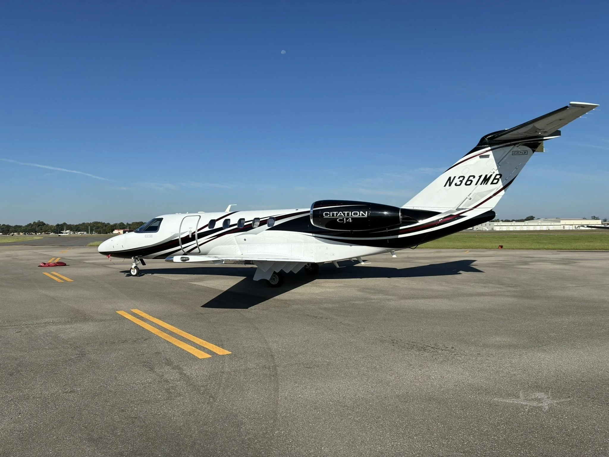 Exterior view of a 2021 CESSNA CITATION CJ4 GEN 2, N361MB.