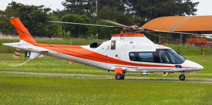 Exterior view of a 2011 Agusta A109E.