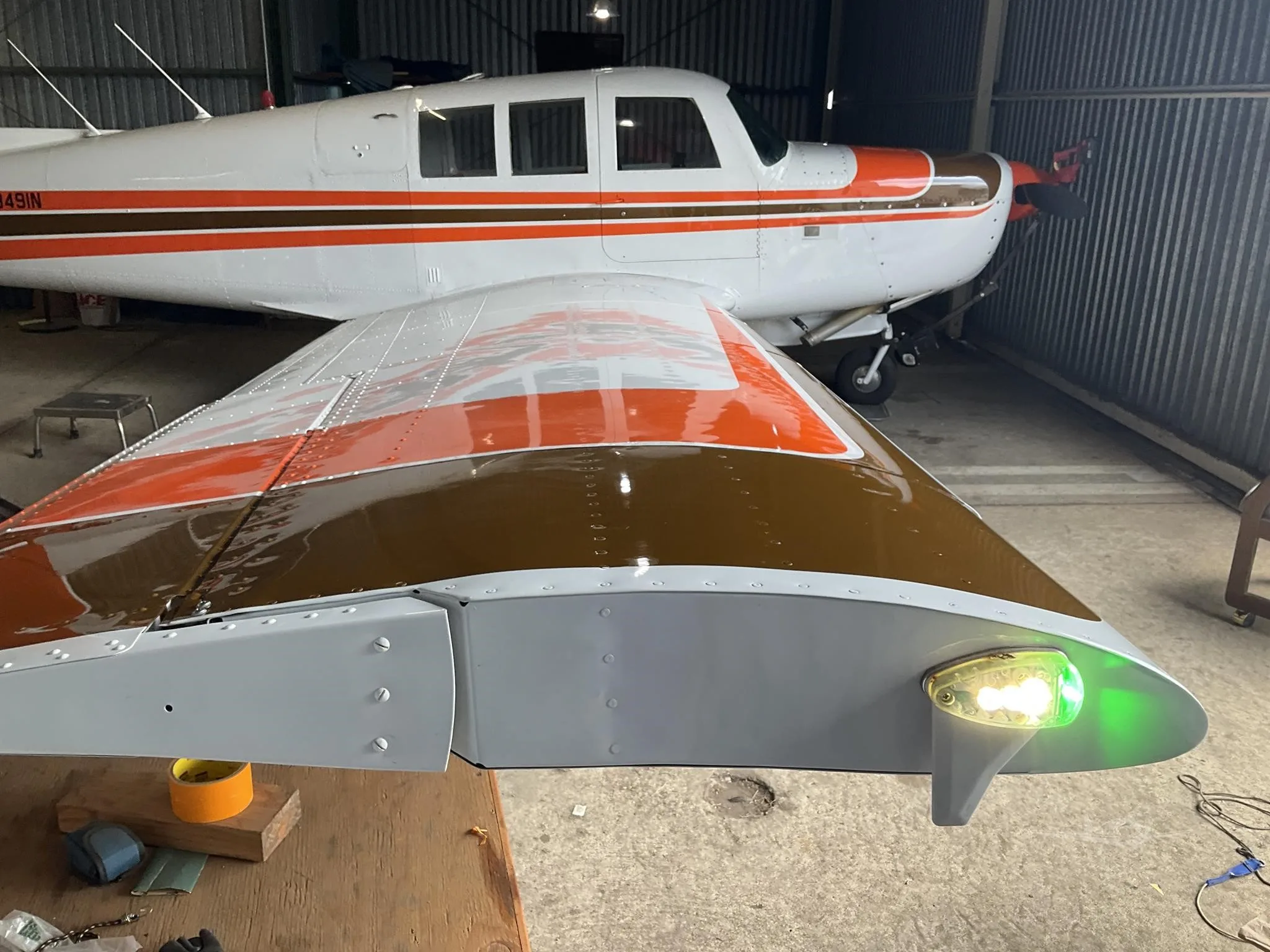 Marketing image of a 1968 MOONEY M20F.