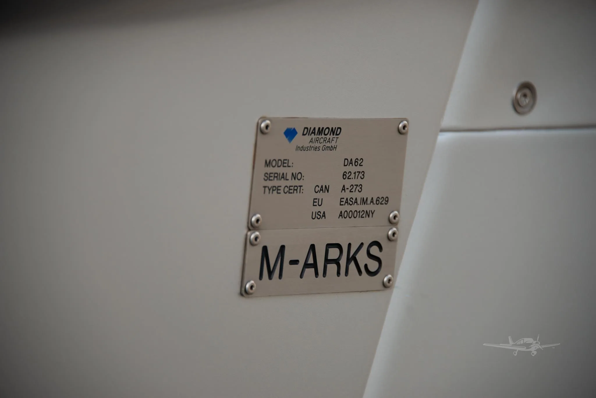Cabin interior of a 2021 DIAMOND DA62.
