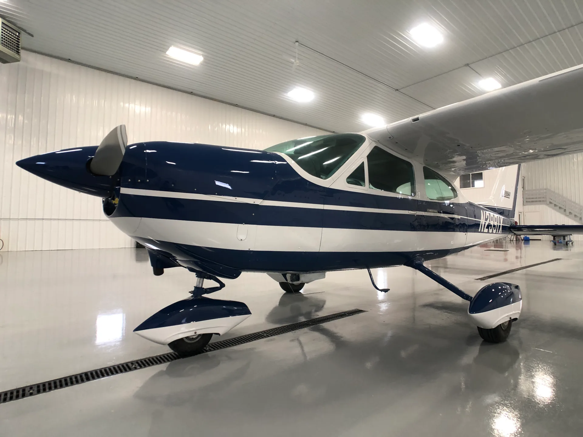 Exterior view of a 1968 Cessna 177 Cardinal - Elite Air Service.
