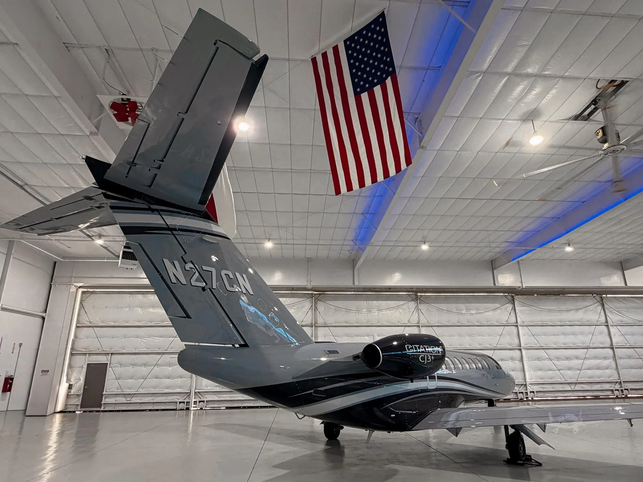 Exterior view of a 2023 CESSNA CITATION CJ3+, N27CN.