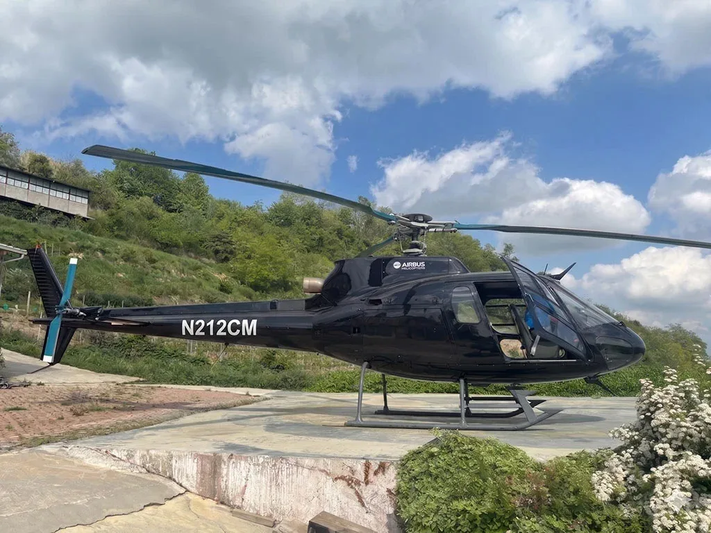 Exterior view of a 1989 Airbus H125.