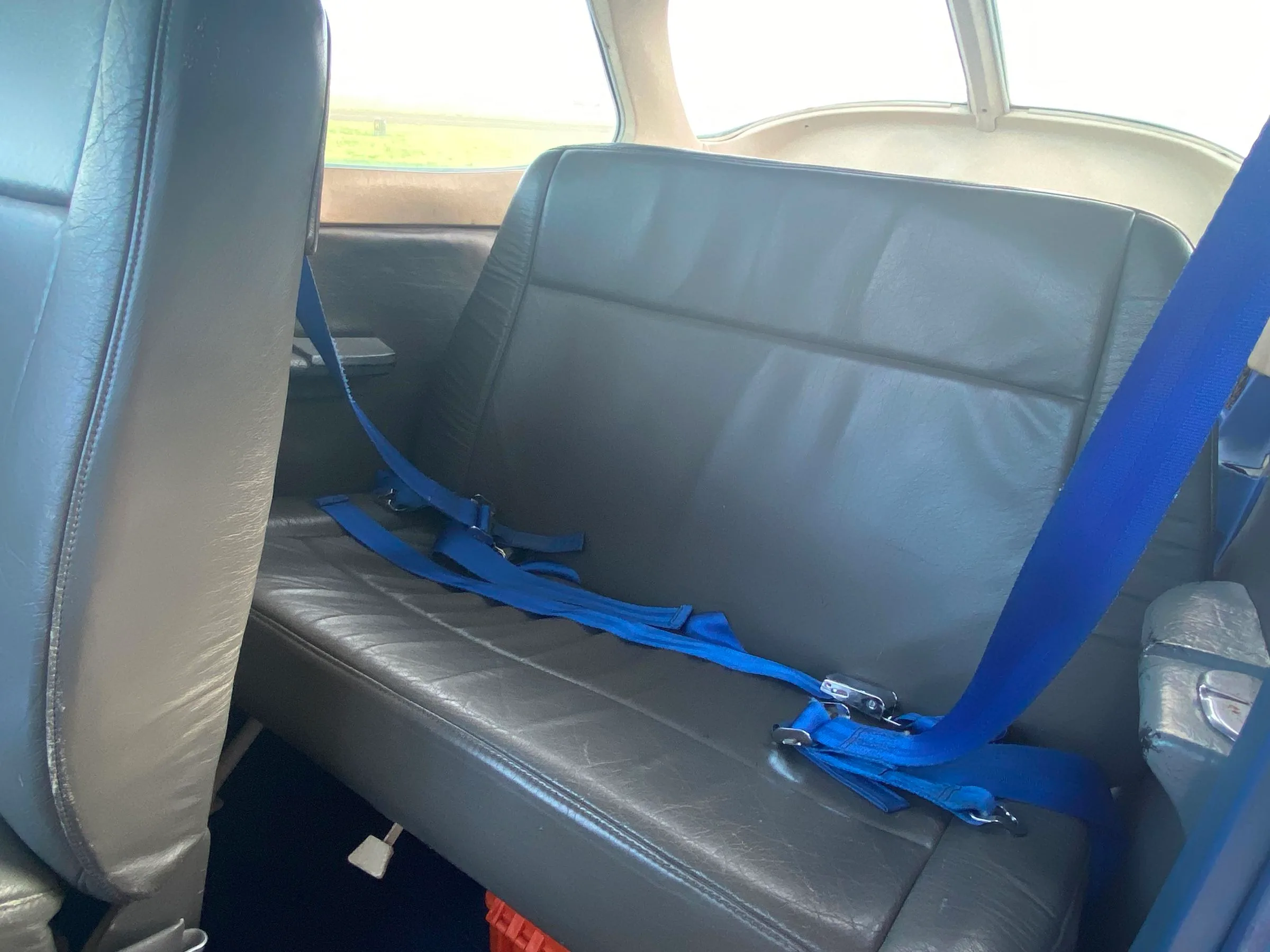 Cabin interior of a 1980 Cessna 172N.