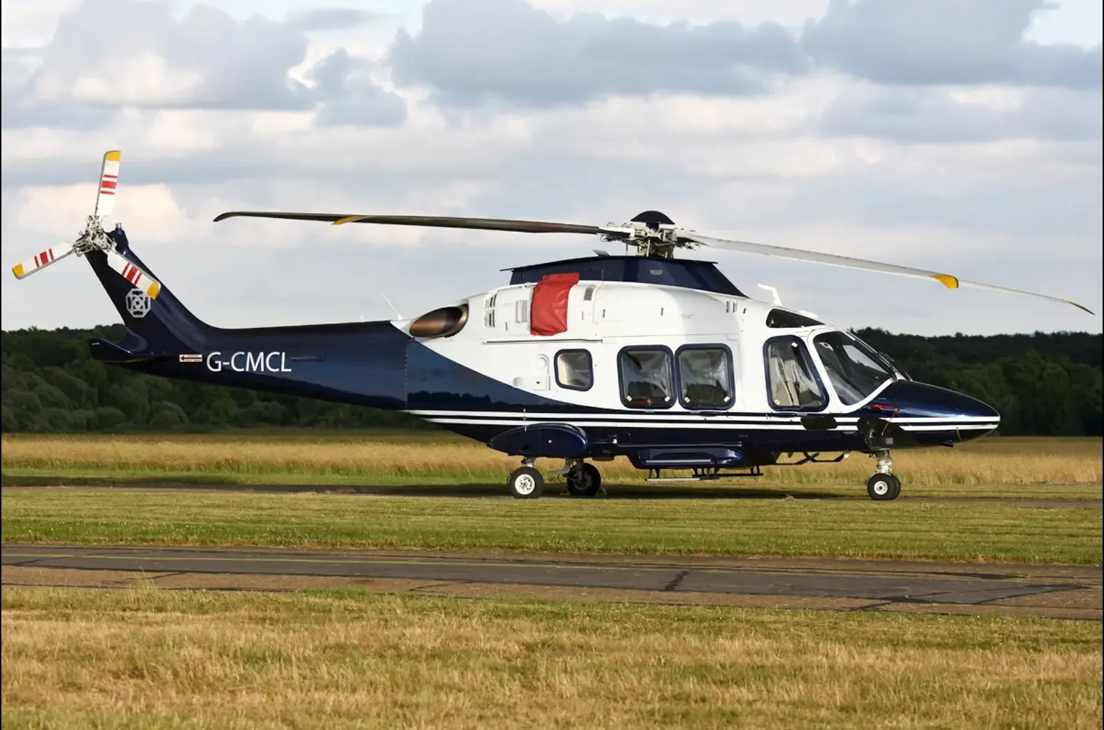 Exterior view of a 2016 Leonardo AW169, G-CMCL.