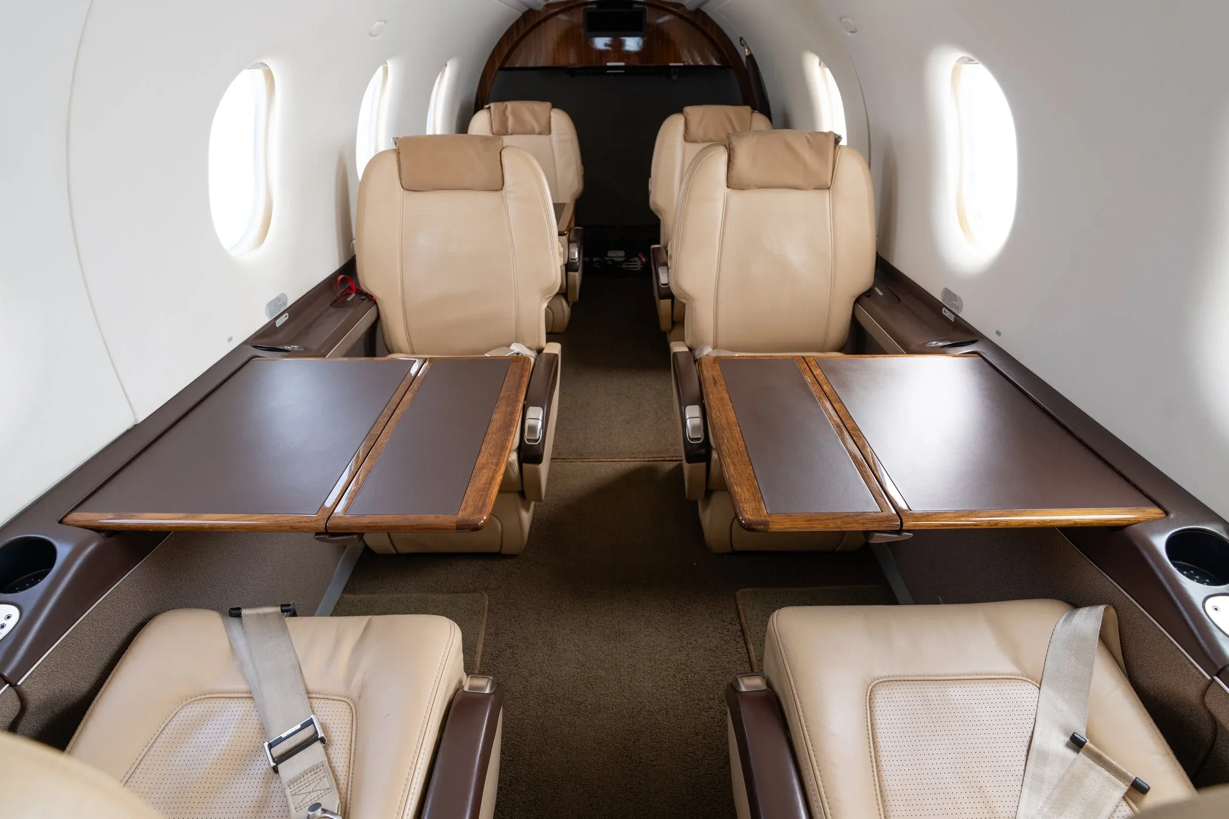 Cabin interior of a 2010 Pilatus PC-12 NG — Aircraft Executives.