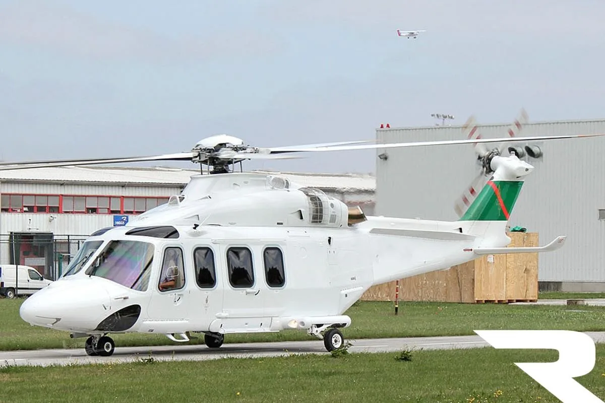 Exterior view of a 2010 AGUSTA AW139.