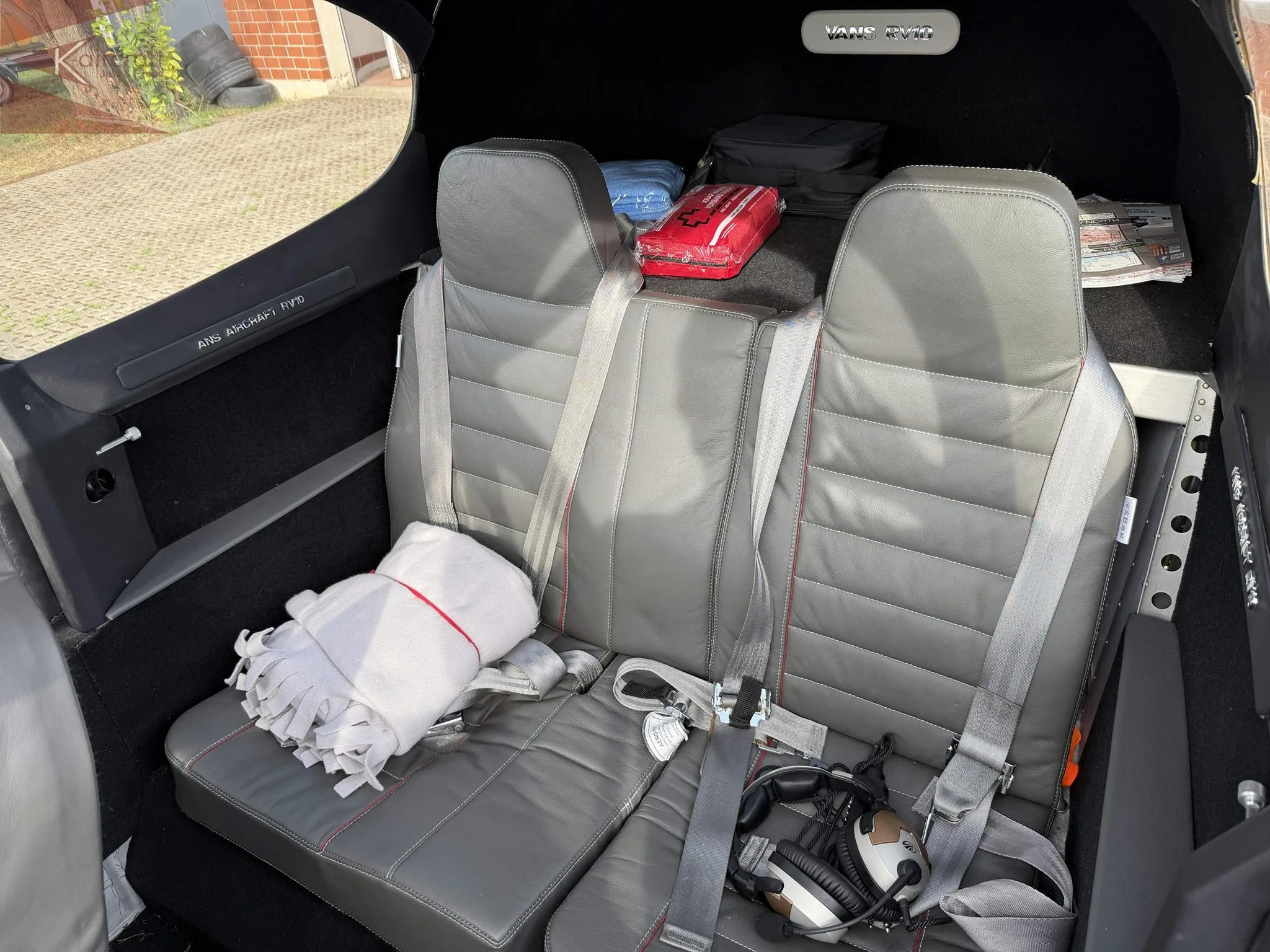 Cabin interior of a 2013 VANS RV-10.