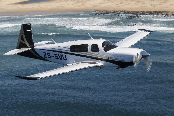 Cockpit and instrument panel of a 2008 Mooney M20TN Acclaim.