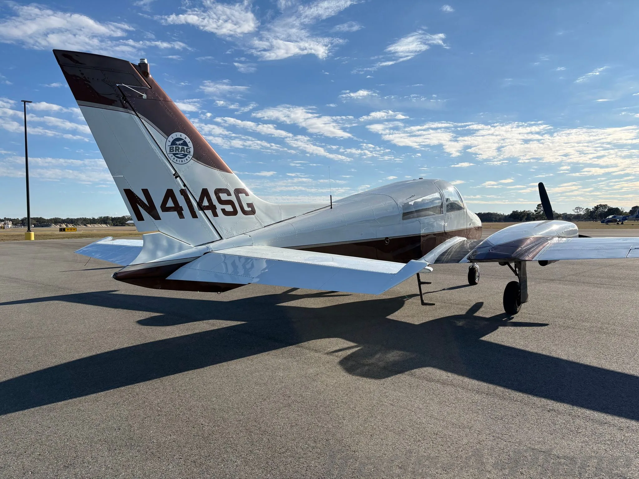 Exterior view of a 1969 CESSNA 310P, N4217S.