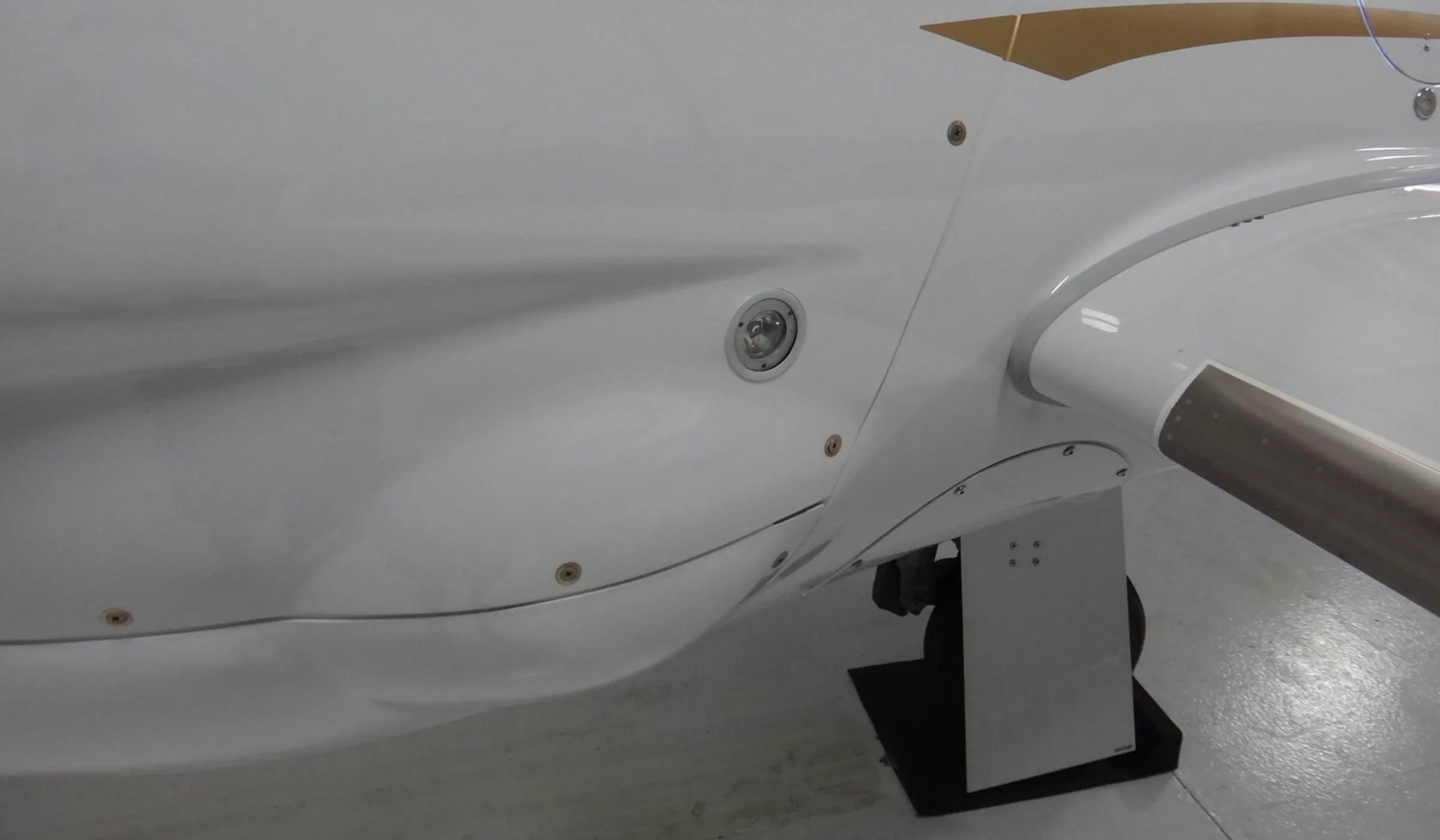 Engine detail of a 2007 Diamond DA42 Twin Star.