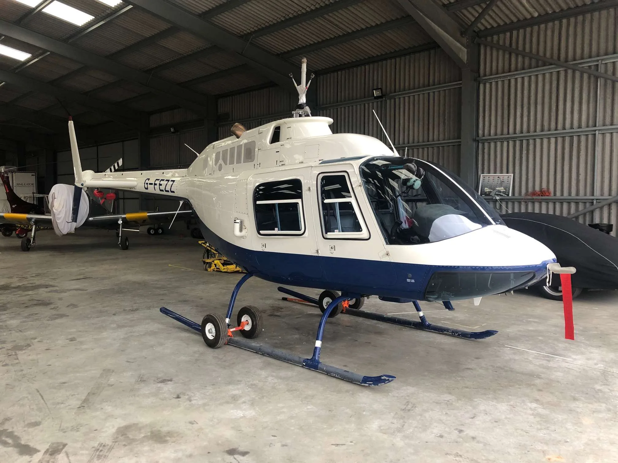 Exterior view of a 2005 Robinson R44 Raven II Clipper.