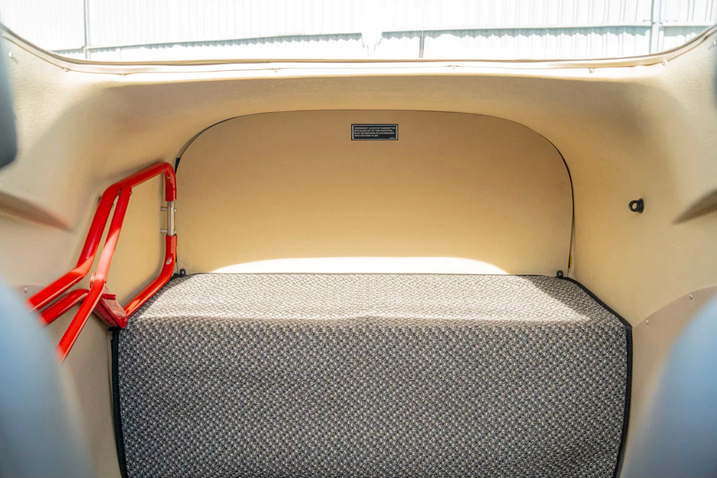 Cabin interior of a 2002 Cessna Turbo 182T Skylane.