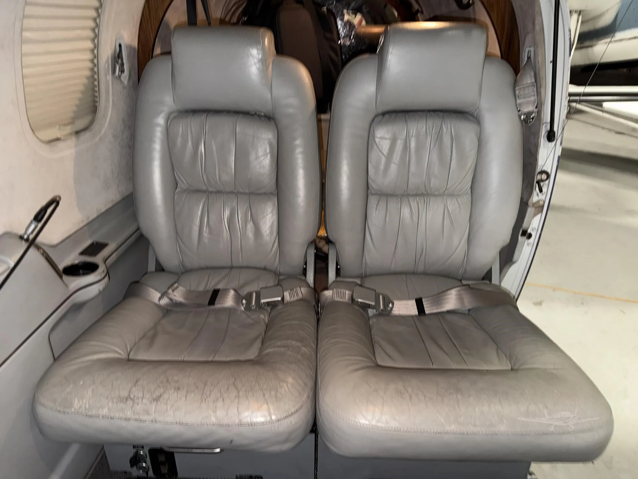 Cabin interior of a 2000 DAHER TBM 700B.